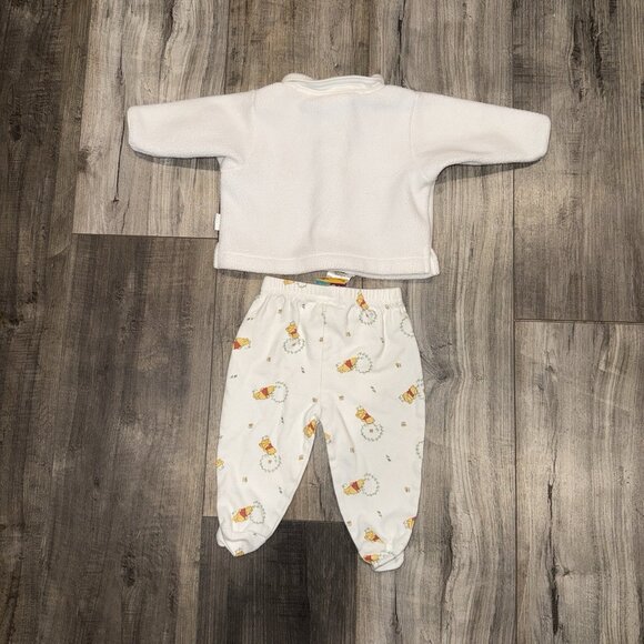 Vintage Winnie The Pooh baby Outfit 2 Piece 0-3 month Disney - Picture 2 of 9
